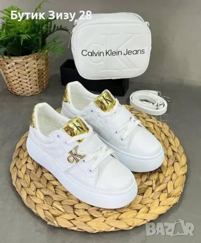 Дамски маратонки Calvin Klein, 2 цвята, снимка 3 - Маратонки - 49978520