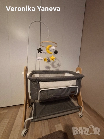 Бебешка кошара с падаща страна Chipolino Heart 2 heart, снимка 5 - Кошарки - 53101763