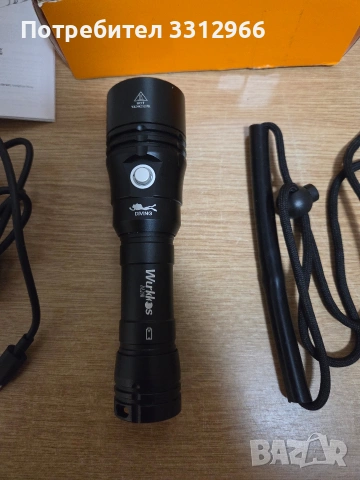 Фенерче за гмуркане Wurkkos DL20R, 3200 лумена фенерче, снимка 2 - Друга електроника - 53990470