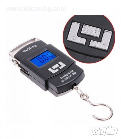 ЕЛЕКТРОННА ВЕЗНА, РИБОЛОВНА, КАНТАР ДО 50 КГ. - код 0203, снимка 6 - Други стоки за дома - 34087984