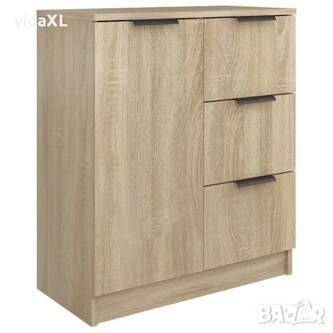 vidaXL Сайдборд, сонома дъб, 60x30x70 см, инженерно дърво