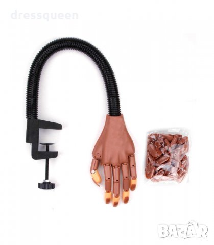 3089 Изкуствена ръка за маникюр със 100 бр. нокти, снимка 13 - Педикюр и маникюр - 34248511