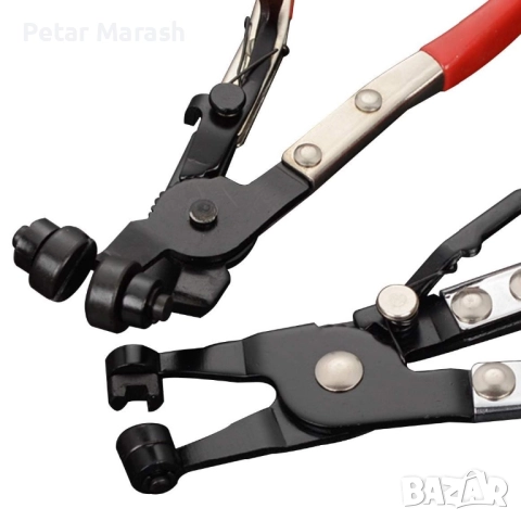 Комплект клещи за скоби на водни съединения 9 части KraftWorld – професионален, снимка 3 - Клещи - 51452238