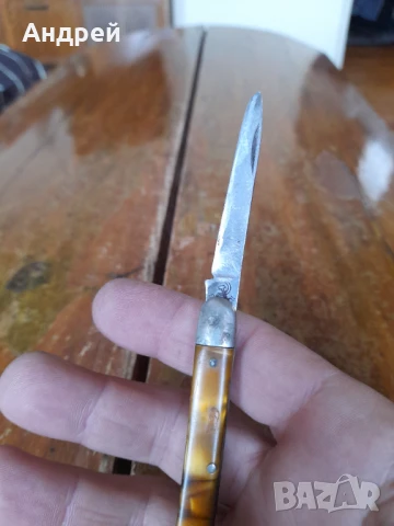 Стар джобен нож,ножче,ножка #119, снимка 6 - Антикварни и старинни предмети - 50633768