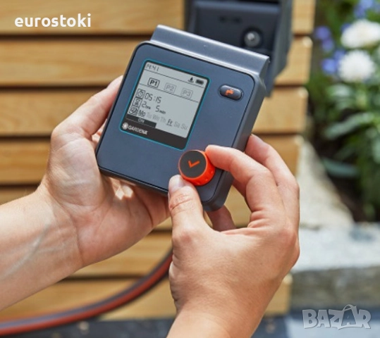 Блок на управление за програматор за напоителна система GARDENA Select 01891, предна панел , снимка 2 - Напояване - 52456916