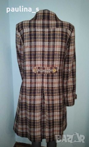 Бутикова селекция, кашмирено палто "container" / голям размер , снимка 8 - Палта, манта - 31093807