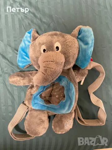 Плюшено слонче раничка