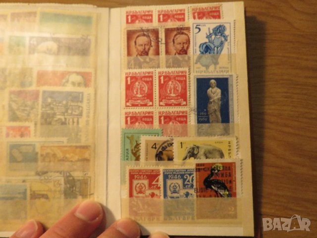 Колекция от 150 стари пощенски марки - кафява корица - птици, кучета, цветя, красиви местности, снимка 10 - Филателия - 40792317