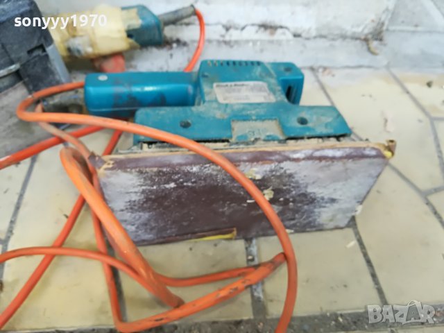 BLACK & DECKER X 2БР-ЛЕНТОВ ШЛАИФ 0609221420, снимка 6 - Други инструменти - 37917062