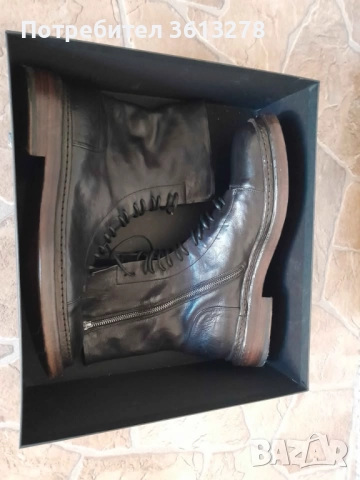 Градски черни воени ботуши "YORK", снимка 10 - Мъжки ботуши - 52172915