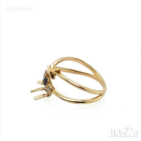 Златен дамски пръстен 1,90гр. размер:53 14кр. проба:585 модел:22363-1, снимка 2 - Пръстени - 44376133