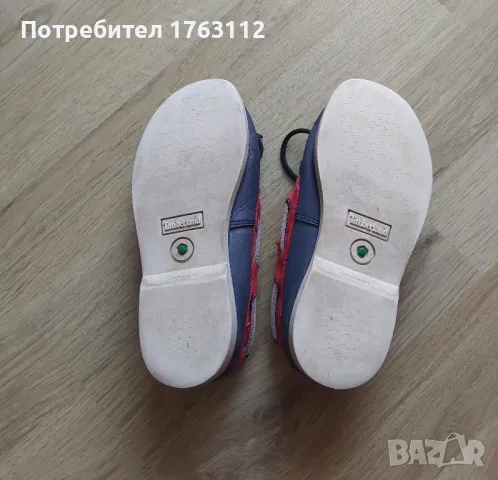 Timberland детски кожени мокасини, 28 номер, снимка 5 - Детски обувки - 47275847