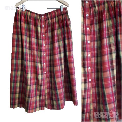 дълга карирана пола, снимка 1