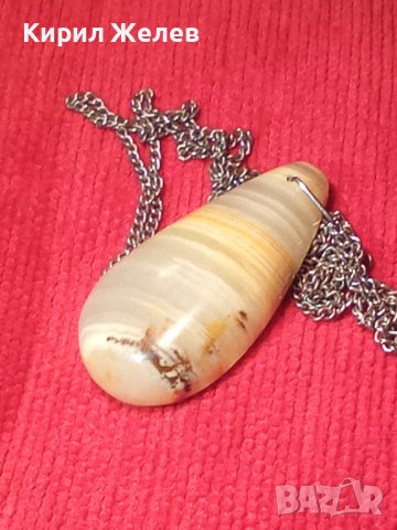 КРАСИВ ОРФЕЕВ АХАТ ШЛИФОВАН ПОЛИРАН МЕДАЛЬОН 93441