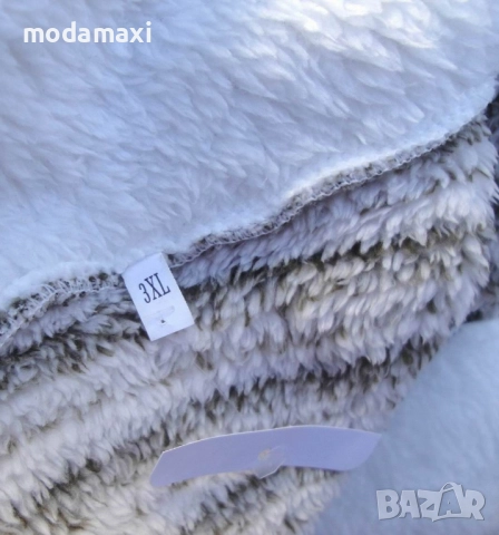 3XL Нов пухкав полар , снимка 7 - Суичъри - 52818993