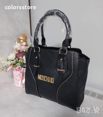 Черна чанта/реплика  Moschino код SG-56U, снимка 4 - Чанти - 40700060