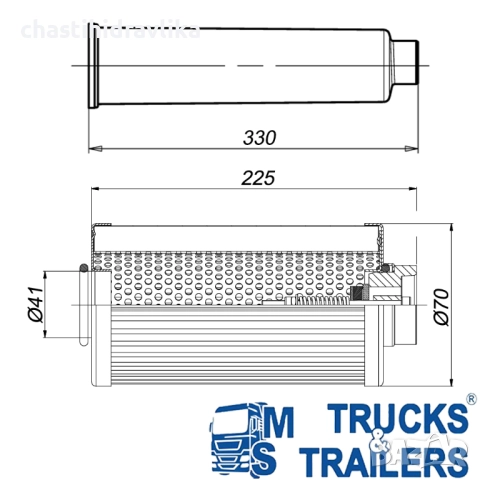 Филтър - елемент OMFB 11800212175, снимка 2 - Части - 52114359