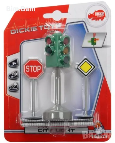 Комплект светофар със знаци Dickie Toys 