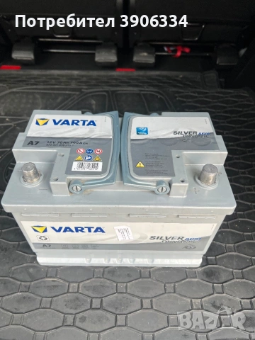 Акумулатор VARTA Silver AGM 12v/ 70Ah /760A