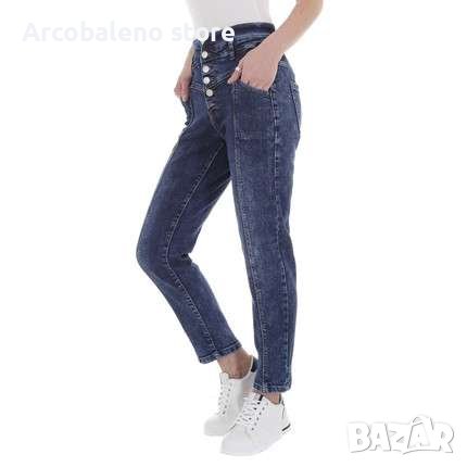 Дамски дънки с висока талия, 2цвята , снимка 3 - Дънки - 38341253