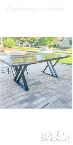 Метални крака за маса, трапезна маса, холна маса, бюро, снимка 2 - Маси - 47691671