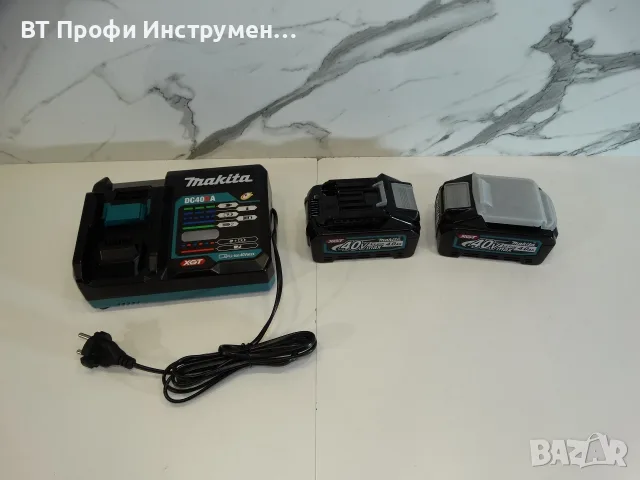 НОВО - Makita XGT / 40 V / 4.0 Ah - Батериии и зарядно