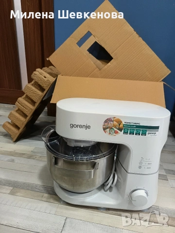 Нов Планетарен миксер Gorenje MMC800CW, снимка 6 - Миксери - 54257282