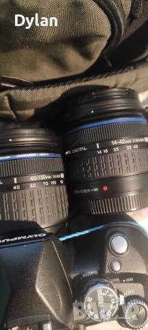 Olympus E-510 с два обектива и аксесоари, снимка 2 - Обективи и филтри - 53326328