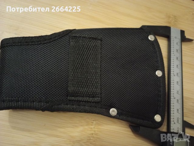 Текстилен калъф за брадва закопчаване с копчета, снимка 4 - Оборудване и аксесоари за оръжия - 39178595