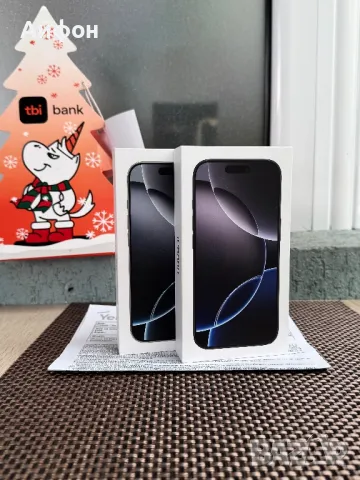 НОВИ!36М ГАР /*ЛИЗИНГ*/ iPhone 16 Pro 256Gb White Black Titanium Айфон, снимка 1 - Apple iPhone - 48728182