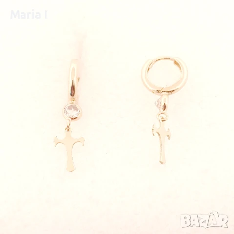 Златни обеци , снимка 4 - Обеци - 42978527