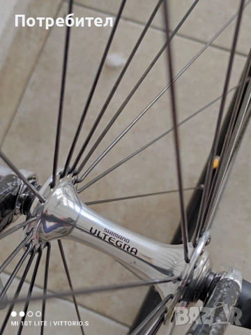 Шосеен велосипед Wheeler Roadracing 7100 размер 54 3x9 Shimano Ultegra , снимка 10 - Велосипеди - 54183987