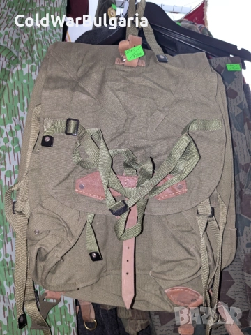 Румънска военна раница | Студена война | Неизползвана | Платно и кожа