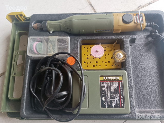 proxxon micromot 40e мини машинка за гравиране , снимка 7 - Инструменти за гравиране - 44612648