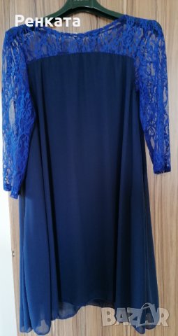 Страхотен комплект в турско синьо, снимка 2 - Рокли - 31525910