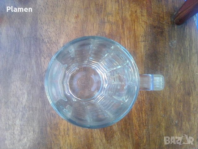 Стара стъклена халба Загорка - 1 литър, снимка 2 - Колекции - 38627270