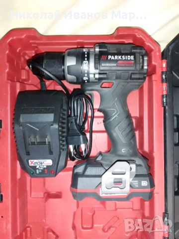 Parkside PABSP 20 LI C3 + 2Ah батерия и зарядно, снимка 3 - Винтоверти - 54313139