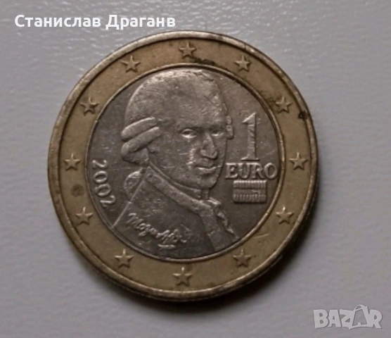 Австрийска монета от 1 евро , снимка 2 - Колекции - 53133966