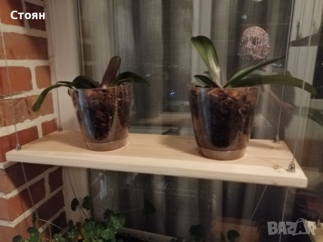 Висяща етажерка с дървени плотове , снимка 6 - Етажерки - 53563610