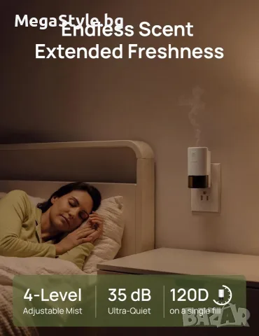 Интелигентен дифузер за етерични масла SenseFlow SF101S Smart Fragrance Diffuser, снимка 4 - Дифузери и ароматизатори за въздух - 55741430