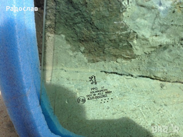 Задно ляво стъкло за Peugeot 407, снимка 2 - Части - 34182095