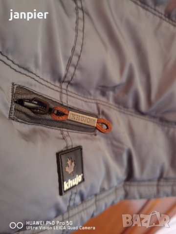 Дамско оригинално яке "Khujo"XL цвят опушено синьо. Перфектно!!! , снимка 10 - Якета - 38360101