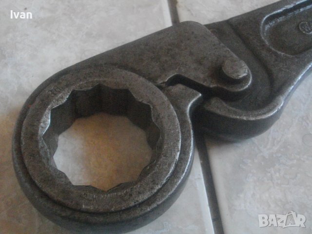 GEDORE-Развижен Гаечен Ключ/WALTER-Камионаджийски Ключ 36 р-р Звезда/Ключ Чупеща Глава 645мм-Немски, снимка 14 - Ключове - 37172757