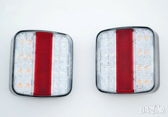 1 бр. ЛЕД LED задни стопове за камион, бус с 16 ЛЕД , 10-30V , снимка 4 - Аксесоари и консумативи - 35478012