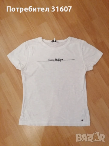 Бяла тениска Tommy Hilfiger 