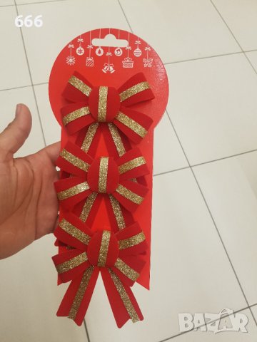 Коледни панделки, снимка 2 - Други - 42715328