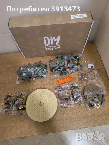 JAKI 360 бр. Весела коледна елха Комплекти блокове Направи си сам музикална кутия за деца 8+