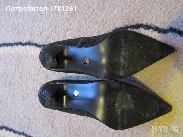 Черни официални обувки, снимка 3 - Дамски обувки на ток - 31045568