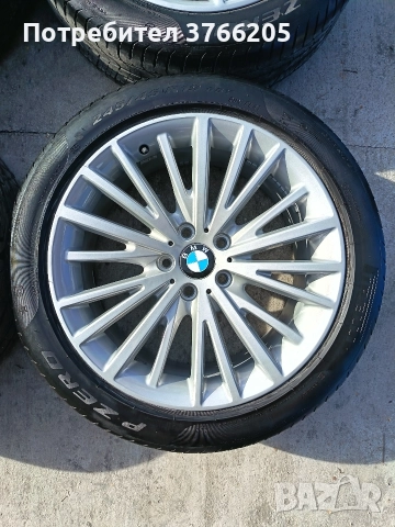 19ки джанти 5х120 BMW Style 399 с летни гуми Pirelli, снимка 4 - Гуми и джанти - 52571825