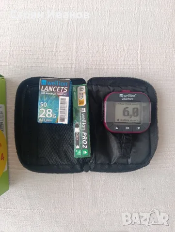 Глюкомер Wellion Gala light, снимка 4 - Друга електроника - 49870455